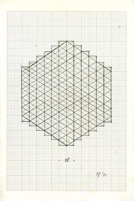 Rasheed Araeen Original Drawings for Sculpture (9-12)