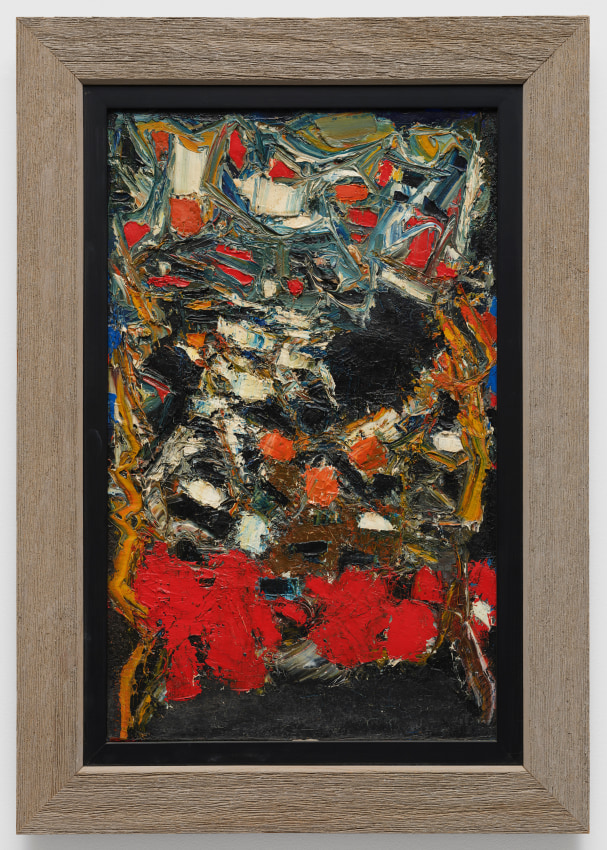 Abstract experimental painting by Raza