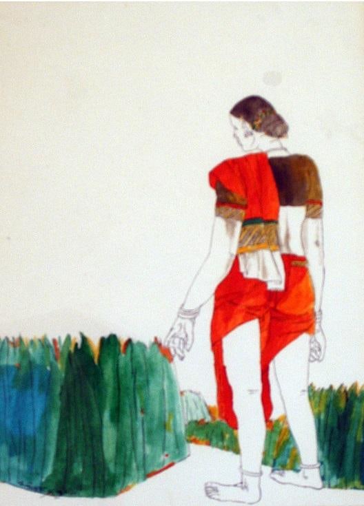 Laxma Goud WOMAN IN GRASS