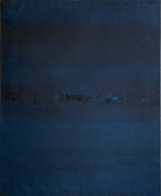 Vasudeo Gaitonde UNTITLED (BLUE)