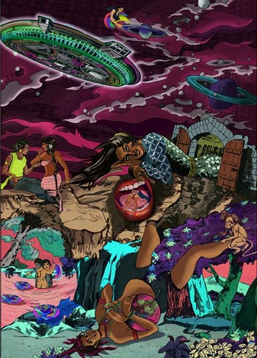 Chitra Ganesh HOW WE DO AT THE END OF THE WORLD (Ed. of 5)