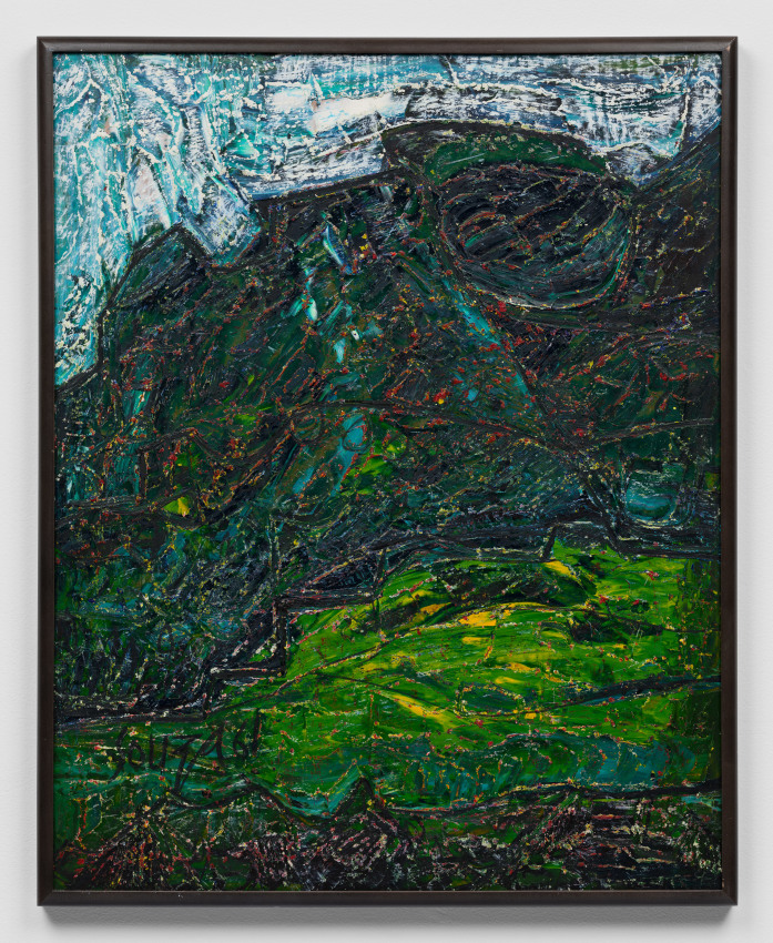 Francis Newton Souza, Landscape (Hampstead Heath), 1961,&nbsp;Oil on board. 30 x 24 in (76.2 x 61 cm), SOUFN066