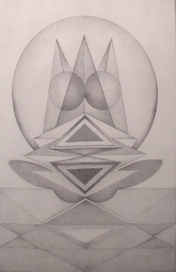 Tantric pencil drawing