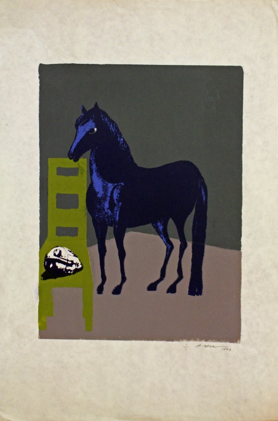 Ahmed Morsi, The White Mask Series,&nbsp;1977,&nbsp;Serigraph,&nbsp;15 x 10.5 in