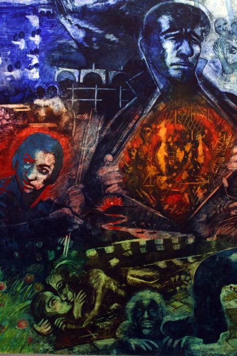 Shrilekha Sikander UNTITLED (FIGURE WITH A PITCHFORK)