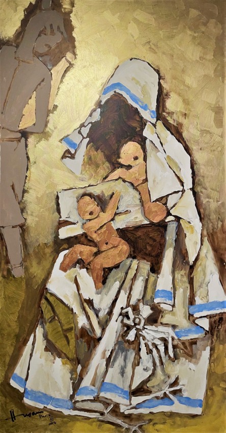 M.F. Husain, Mother Teresa Gold