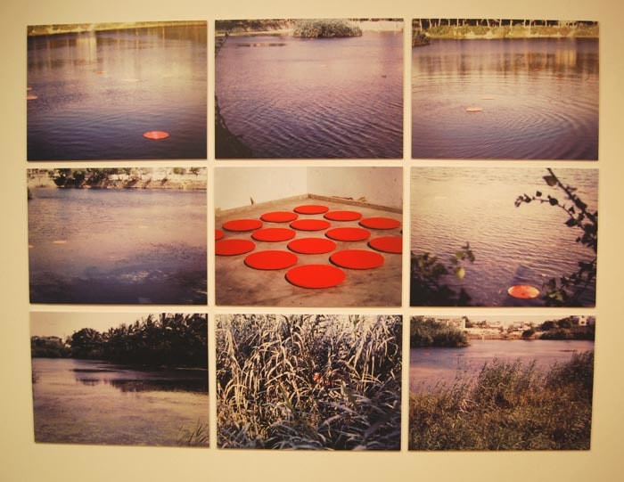 Rasheed Araeen Discs in Jihl Park