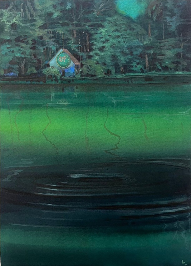 Sujith S.N.,&nbsp;Untitled, 2023,&nbsp;Watercolour on paper, 24 x 16 in (61 x 40.6 cm), SNSUJ058