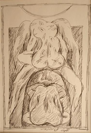 GR Santosh Untitled (Union Trident Moon)