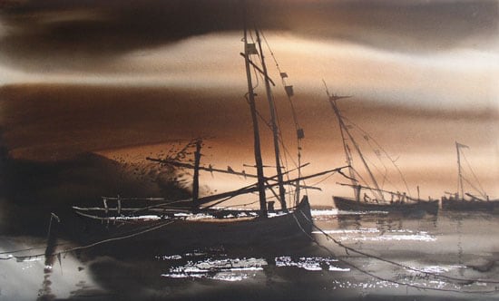 Paresh Maity BOATS IN TALSARI