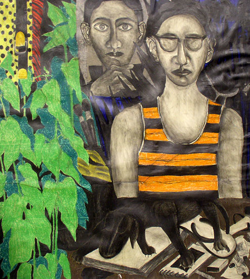 Nandini Goud UNTITLED (MAN IN STRIPES)