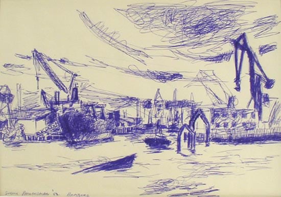 Sudhir Patwardhan HAMBURG LANDSCAPE 2