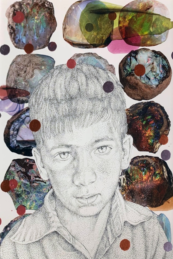 Faiza Butt, Erosion,&nbsp;2019,&nbsp;Ink, drawing and digital print on archival paper,&nbsp;8.5 x 11.5 in