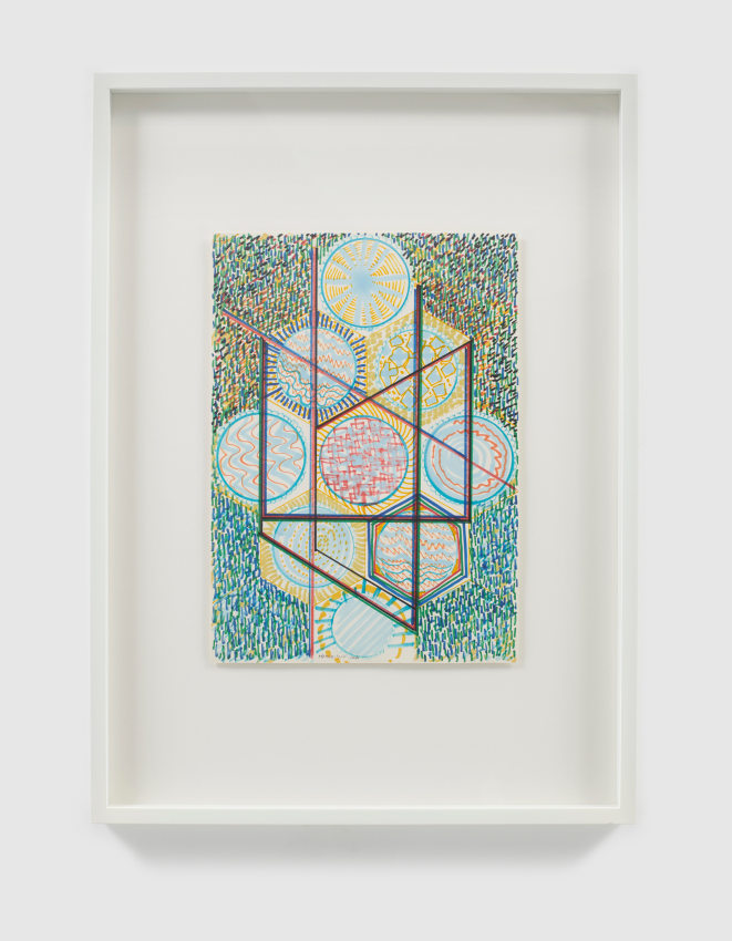 Felt-tip abstract drawing