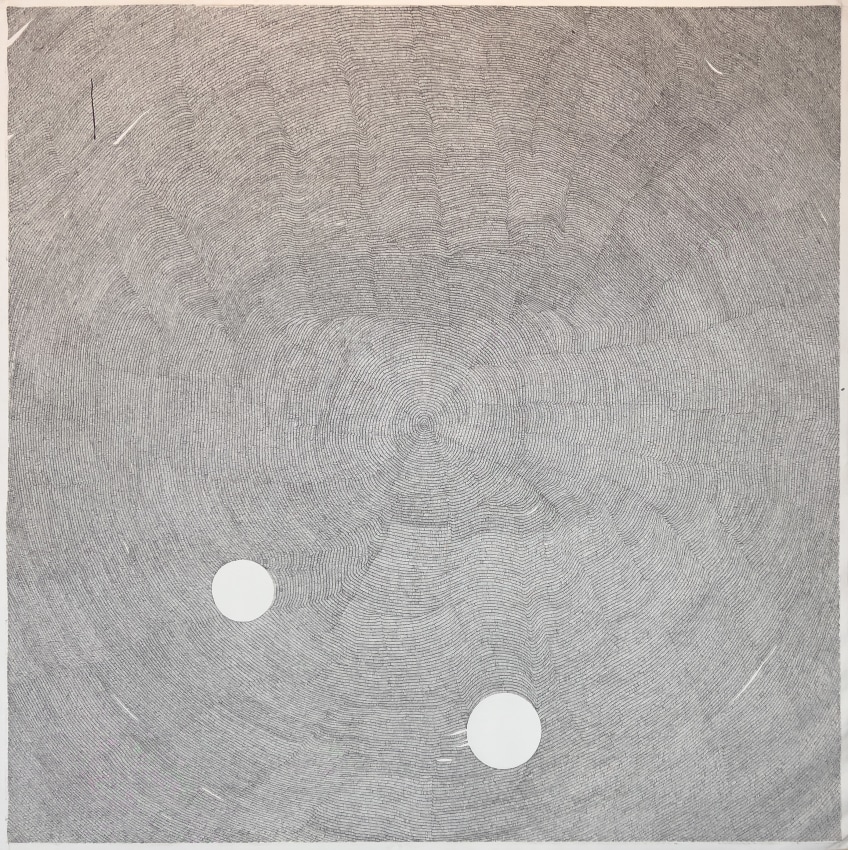 Abstract drawing - looks like a cut tree stump