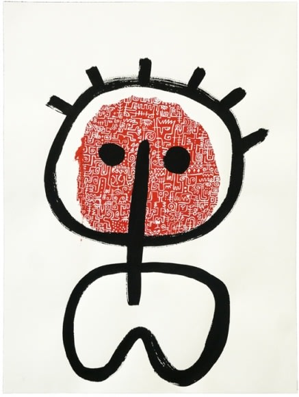 Victor Ekpuk, Ruby,&nbsp;2018,&nbsp;Ink on paper,&nbsp;18 x 22 in