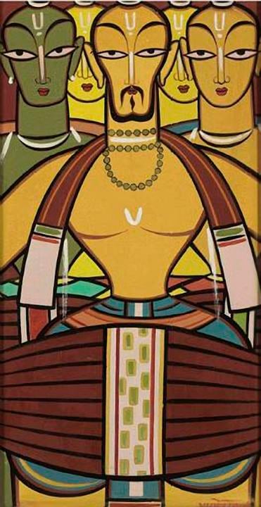 Jamini Roy UNTITLED (DRUMMERS)
