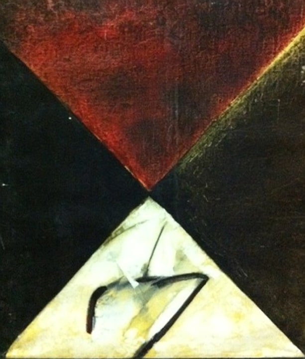 Vijay Shinde Untitled (Red Abstract)