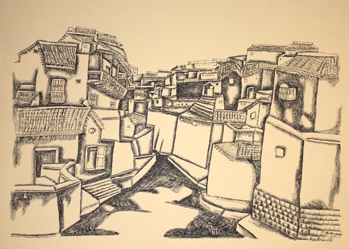 Laxma Goud UNTITLED (URBAN CENTER STREET)