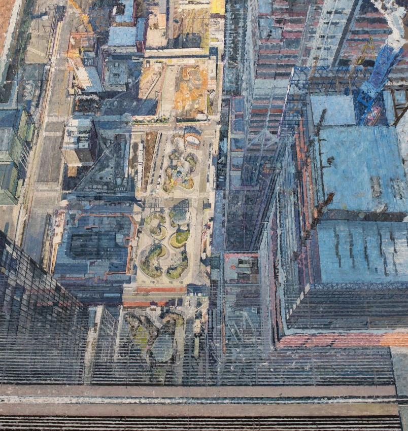 Bernardo Siciliano,&nbsp;4th of July,&nbsp;2020-2021,&nbsp;Oil on canvas,&nbsp;75 x 71 in