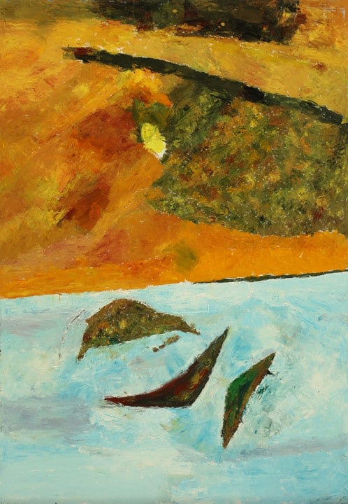 RAM KUMAR Untitled (Landscape 12 Fall)