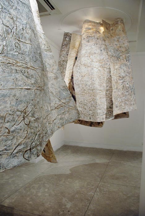 Jayashree Chakravarty UNTITLED B (SPHERE ALIEN) PAPER INSTALLATION - 6 Pieces