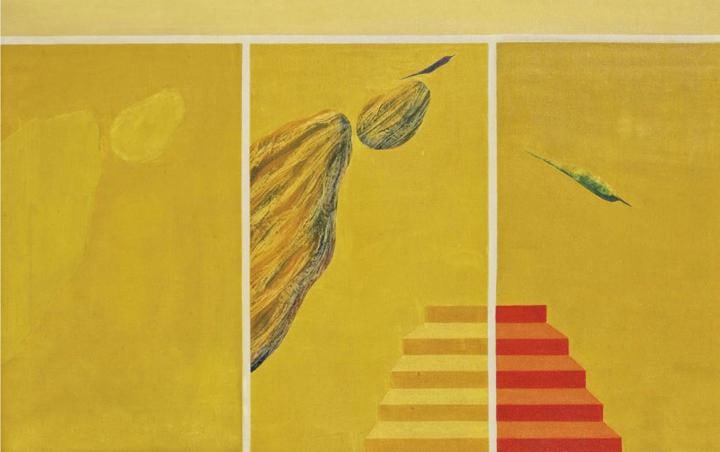 Jagdish Swaminathan UNTITLED (BIRD &amp;amp; MOUNTAIN SERIES)