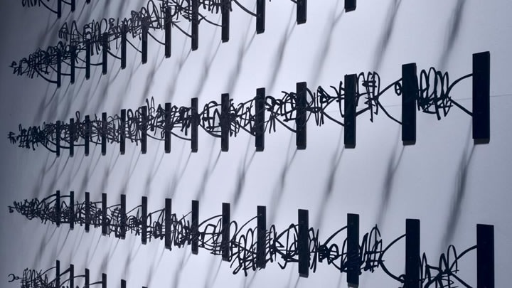 Rachid Kora&iuml;chi, Selected from Le Chemin des Roses [Path of Roses],&nbsp;1995- 2005, as part of &quot;Seeing Through Light: Selections from Guggenheim Abu Dhabi Collection,&quot; Guggenheim Abu Dhabi.