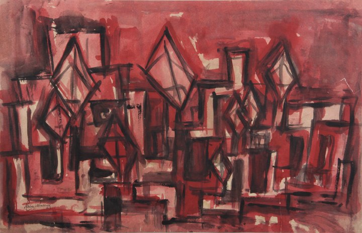 Rasheed Araeen Windcatcher In Pink