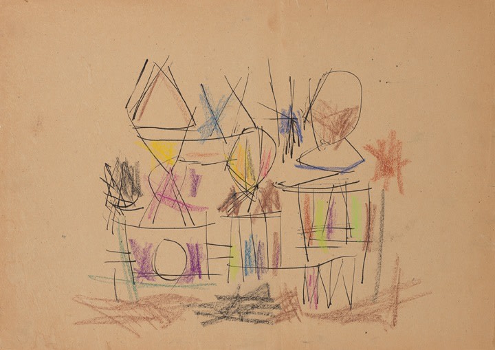 Ernest Mancoba Untitled (Figures)