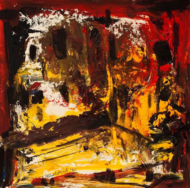 Paresh Maity Untitled (Yellow&nbsp;Cityscape)
