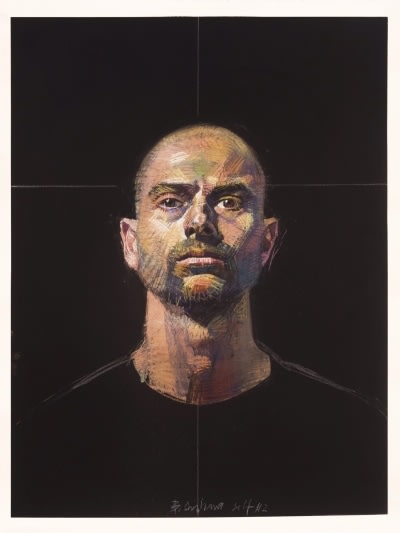 Bernardo Siciliano, Self Portrait, 2015, Pastel on paper, 30 x 23 in