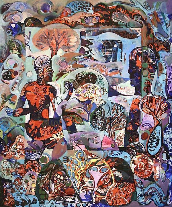 Sanatan Saha UNTITLED (RED MAN)