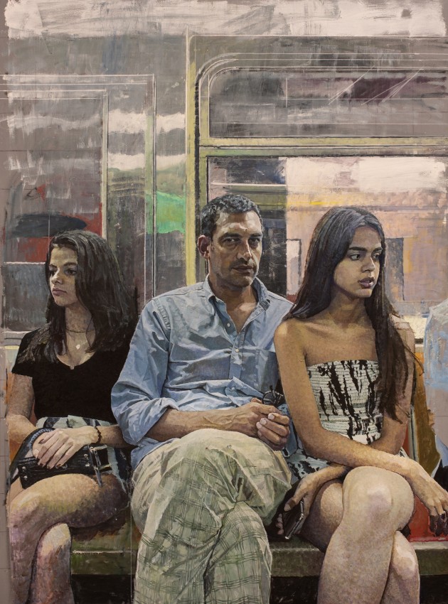 Bernardo Siciliano,&nbsp;Family Business,&nbsp;2017,&nbsp;Oil on canvas,&nbsp;76 x 57 in