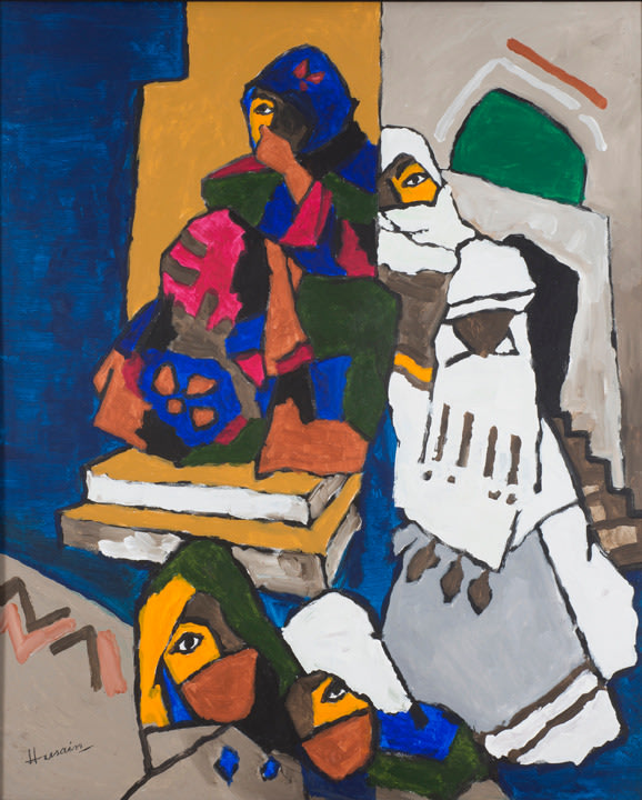 M.F. Husain Women from Yemen