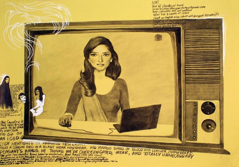 Salman Toor NEWSCASTER I