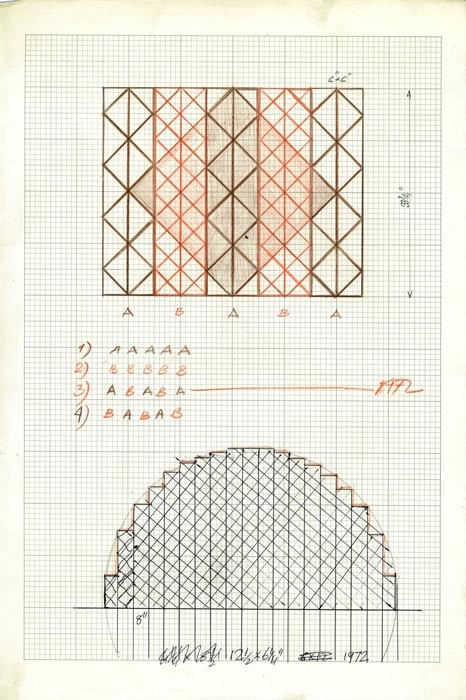Rasheed Araeen Original Drawings for Sculpture (17-20)