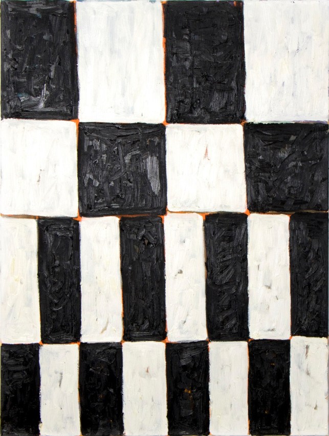 Mohamed Ahmed Ibrahim, Untitled 18,&nbsp;2017,&nbsp;Oil on canvas,&nbsp;48 x 36 in