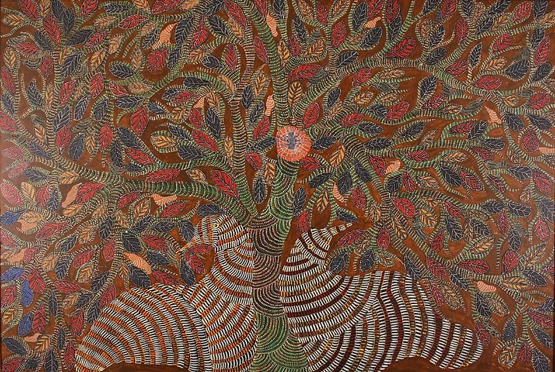 J. Ghanshyam UNTITLED (BIRDS AND TREE)