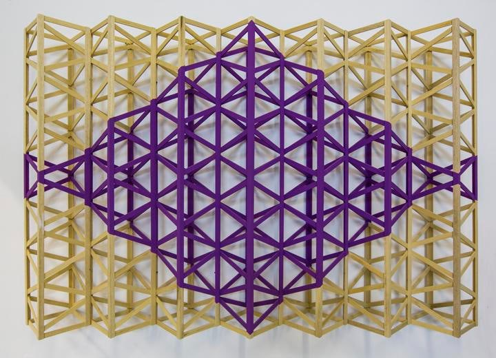 Rasheed Araeen JAAMNI (PURPLE DIAMOND)