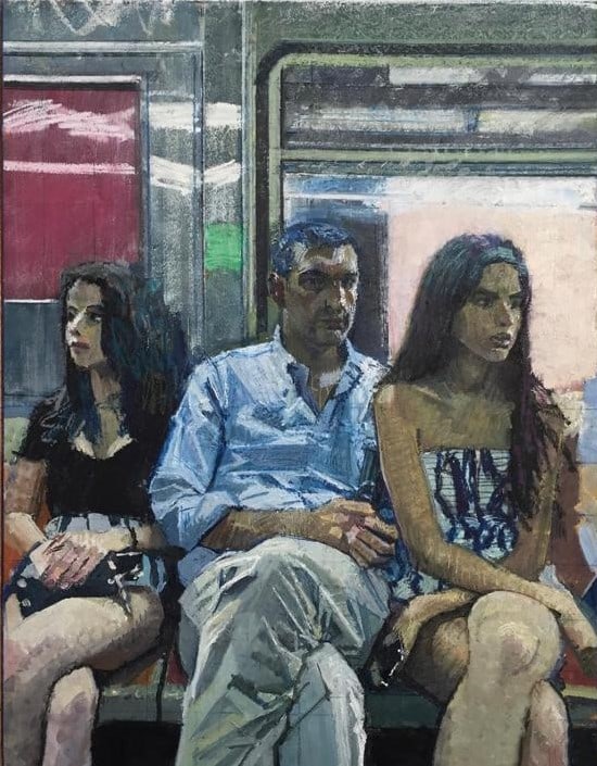 Bernard Siciliano,&nbsp;Untitled 4,&nbsp;2017,&nbsp;Oil on paper,&nbsp;30 x 22.5&nbsp;in
