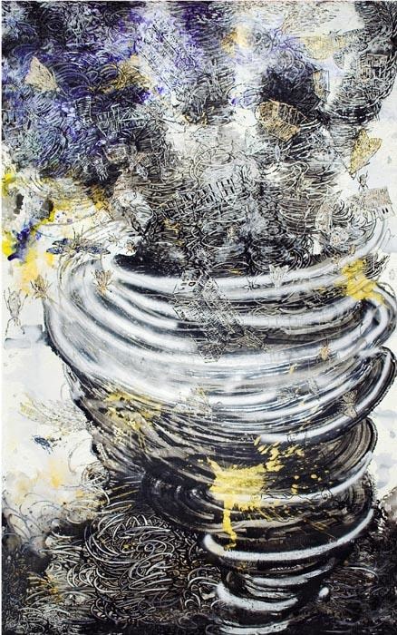 Jayashree Chakravarty UNTITLED 5 (THE EYE OF THE STORM)