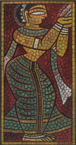 Jamini Roy UNTITLED (TEMPLE DANCER)