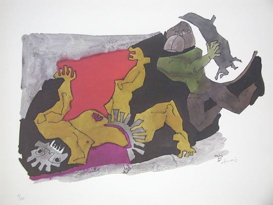 M F Husain