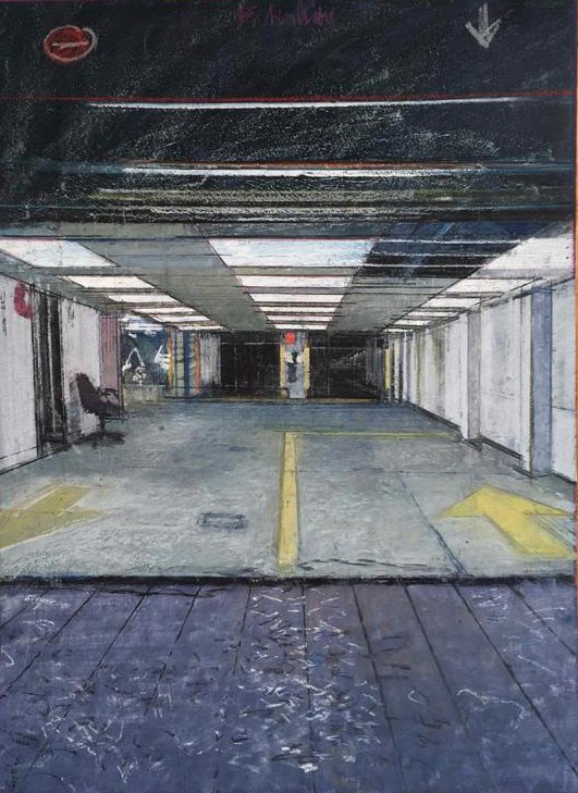 Bernard Siciliano,&nbsp;Untitled 1,&nbsp;2017,&nbsp;Oil on paper,&nbsp;30 x 22.5 in