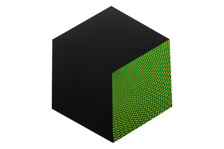 Aisha Khalid, You appear in me, I in you - IV,&nbsp;2015,&nbsp;Gouache on paper board, gold leaf,&nbsp;39 x 44.9&nbsp;in