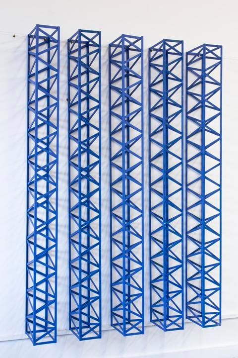 Rasheed Araeen PUNJ NEELAY (FIVE BLUES)