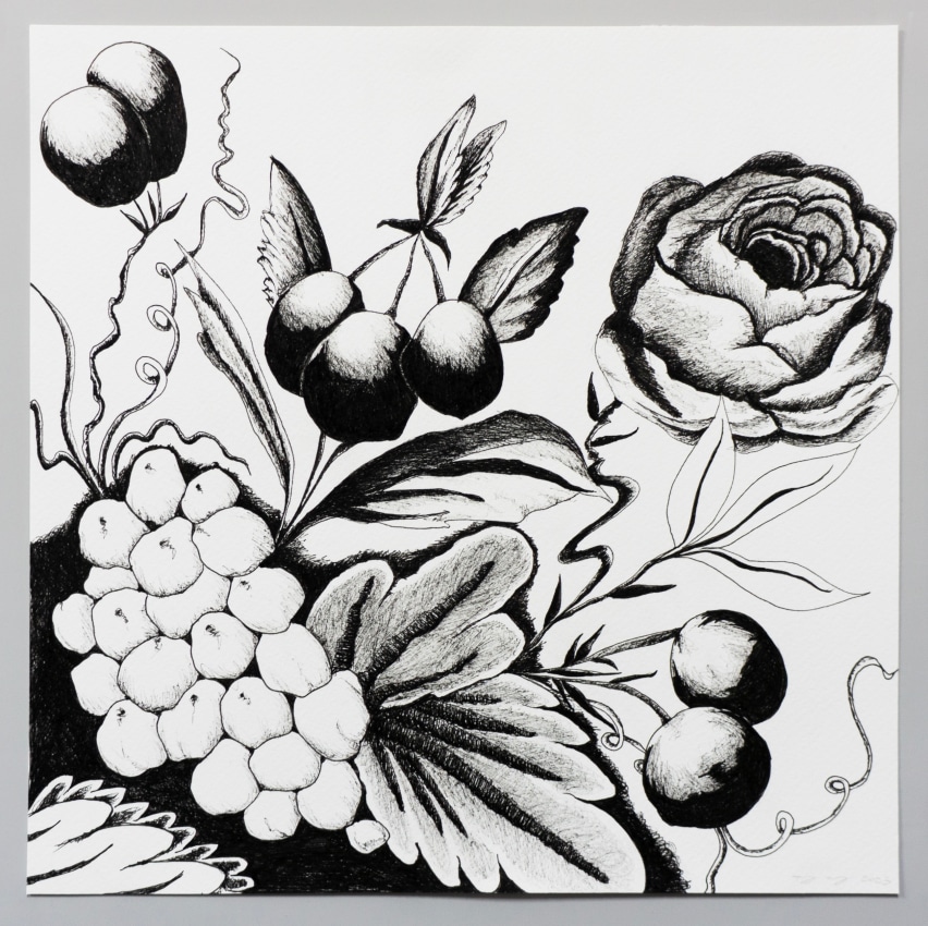 Max Colby,&nbsp;Untitled, 2023,&nbsp;Pen on paper,&nbsp;11.75 x 12 in (29.85 x 30.48 cm)