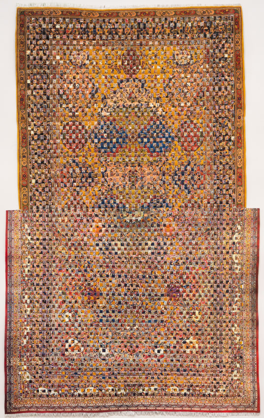 Saad Qureshi,&nbsp;Bengal Tiger,&nbsp;2021,&nbsp;Woven paper,&nbsp;19.9 x 12.2 in