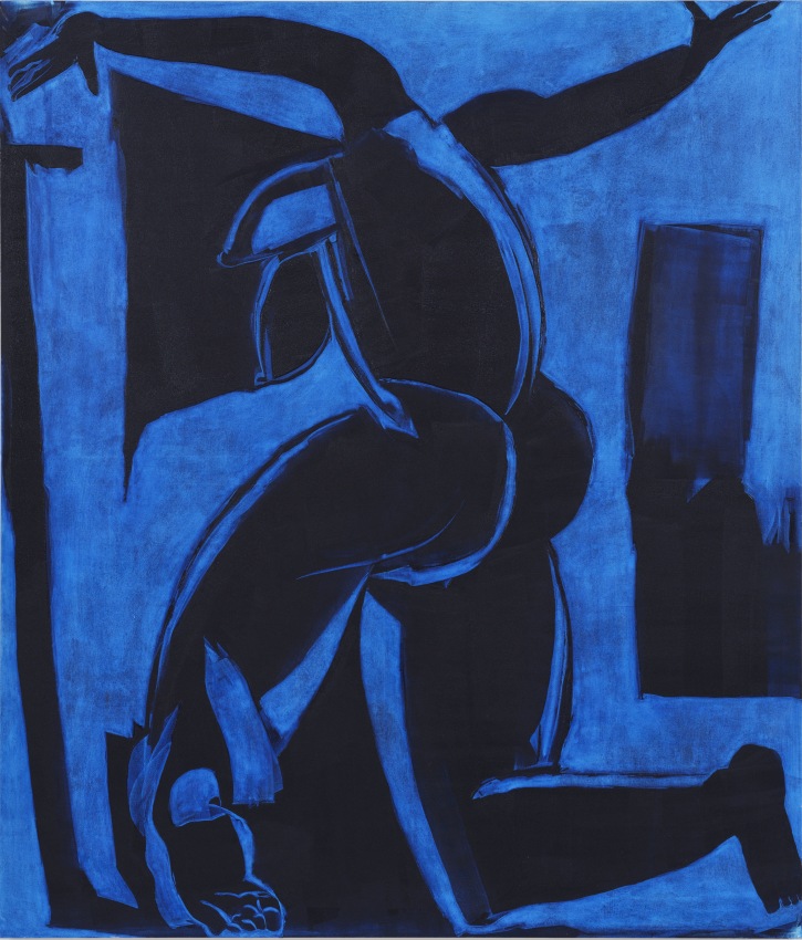 Mequitta Ahuja, Generator,&nbsp;2020,&nbsp;Oil on canvas,&nbsp;84 x&nbsp;72 in